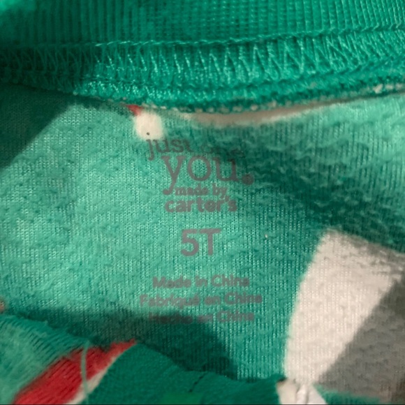 Carter’s Santa Print Blanket Sleeper - Picture 5 of 5